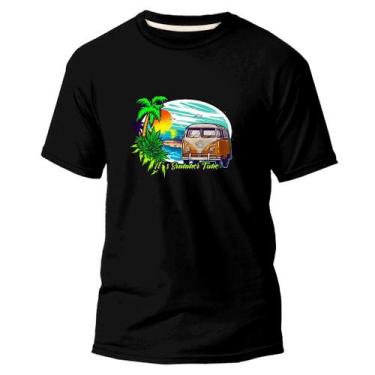 Imagem de Camiseta Algodão Premium Estampa Digital Kombi Relíquia Leve - NoBrand