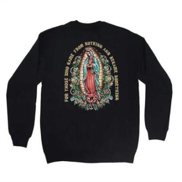 Imagem de Moletom DGK Careca Guadalupe Crewneck - Preto (Importado)-Masculino