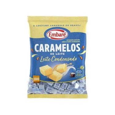 Imagem de Bala Caramelo De Leite Condensado 95 unidades Embaré 660g