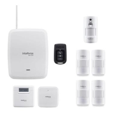 Imagem de Kit Alarme Amt8000 Intelbras Central Sem Fio E Wi-Fi 5