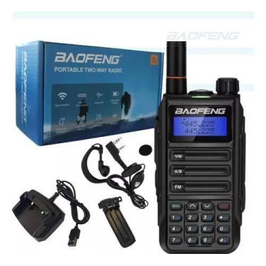 Imagem de Rádio Comunicador Baofeng UV-16 PLUS 10W Dual Band Profissional