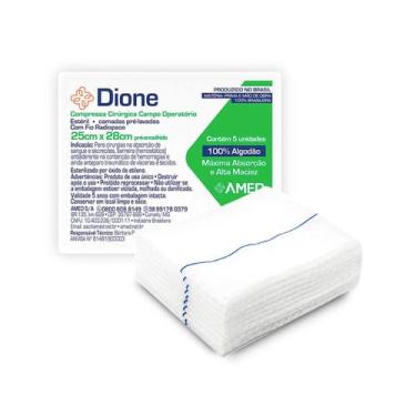 Imagem de Compressa Campo Operacional Esteril C/05 Radio 25 X 28 - American Medi