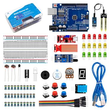 Imagem de LAFVIN Kit Inicial Básico Com R3 Ch340, Placa De Ensaio + Caixa De Varejo Compatível Com Arduino Ide