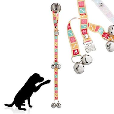 Imagem de PoochieBells Campainha de cachorro feita à mão para treinamento de penico – fácil e rápida, segura para cães feita nos EUA com som perfeito, treinador de cães recomendado para mais de 20 anos,