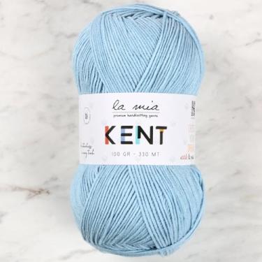 Imagem de La Mia Kent 1 novelo 50% algodão 50% fio de acirílico, 100 gramas, 330 metros, azul - L041
