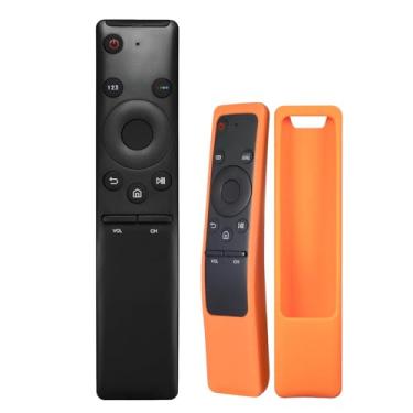 Imagem de Controle remoto universal para TV Samsung compatível com todas as TVs LCD QLED Samsung vêm com capa de silicone