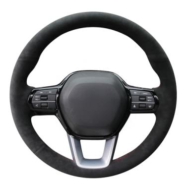 Imagem de MEWANT Honda Civic 11 Capa de volante costurada à mão para Honda Civic 11 HRV 2022-2024 / Accord 2023-2024 Acessórios de volante para Honda Civic 11
