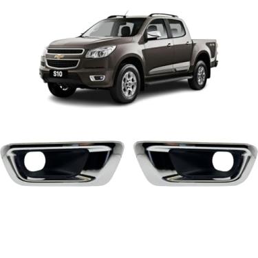 Imagem de Moldura Cromada Farol De Milha S10 12/14 (Par)