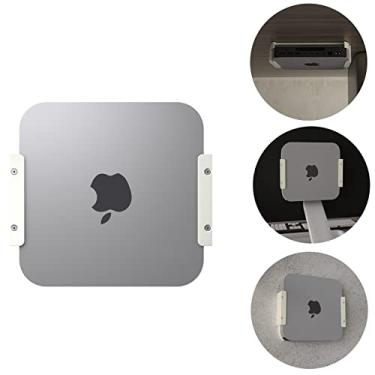 Imagem de Hosanwell Suporte para Mac mini | Suporte personalizado para Mac mini, compatível com VESA, montagem na parede, embaixo da mesa, várias formas de instalação