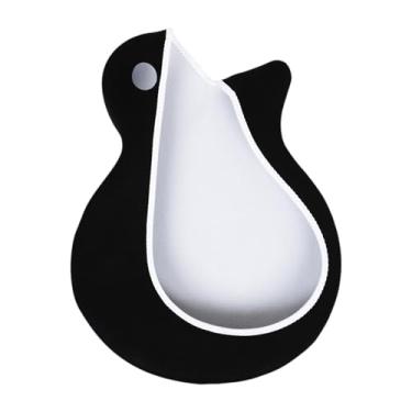 Imagem de Almencla Guitarra elétrica proteger capa saco de guitarra resistente saco de poeira instrumento musical para baixo guitarra clássica folk guitarra, Preto