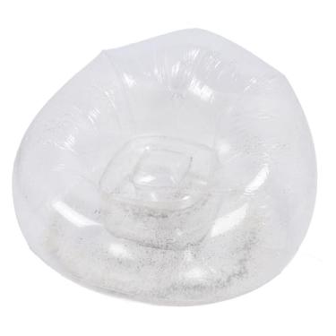Imagem de Sofá Inflável TOPINCN, Cadeira Inflável Transparente Confortável e Relaxante Em PVC Inflável para Sala de Estar, Quarto, Varanda, Jardim (Prata)
