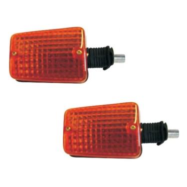 Imagem de Par de Piscas Seta Traseiro Cg Today Titan 125 1983 A 1999 Valplas