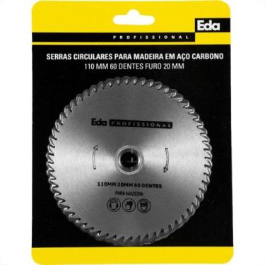 Imagem de Serra Circular Aco Carbono Eda 110Mm - 60D - 0Lb