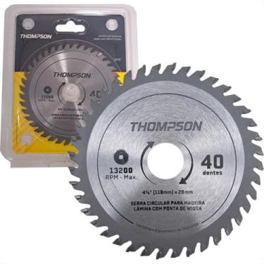 Imagem de Serra Circular Widea Thompson 4.3/8''X 40 Dentes X 20Mm - MAC FER