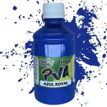 Imagem de Tinta PVA Cores Frias True Colors 250 ml, AZUL ROYAL - 7120