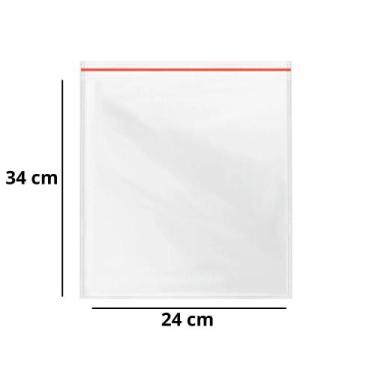 Imagem de Saco Zip Lock com Fecho Hermético no 10 com 100 Unidades - Talge