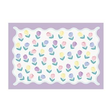 Imagem de HJZSZX Tapete confortável macio lavável quarto tapetes interessante meninas decoração quarto tapete sala de estar sofá lateral tapetes, YY009, N, 300x400CM