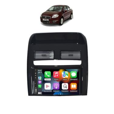 Imagem de Kit Multimídia Linea 2008 / 2014 7 Pol CarPlay AndroidAuto - FirstOption 8100