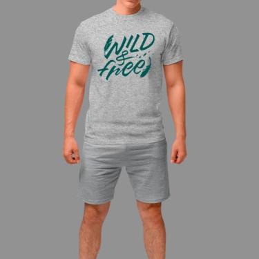 Imagem de Camisetas Básica Masculina Casual Moda Country Manga Curta - Rodliwes,