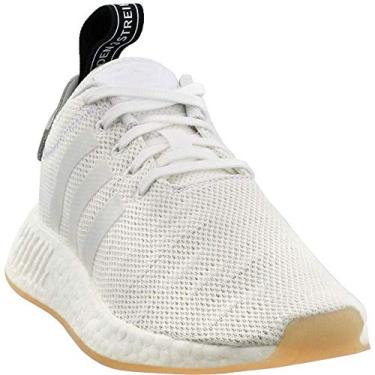 Imagem de adidas Tênis de corrida feminino Originals NMD_R2, Branco cristal, branco, núcleo preto, 10