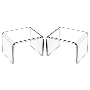 Imagem de TVTCTU Banquinho Para Crianças, Banquinho De Acrílico, Banquinho De Acrílico Para Adultos, Banquinho Pequeno, Banquinho De Acrílico De 12 Polegadas Para Banheiro, Banquinho Transparente, Banquinho P