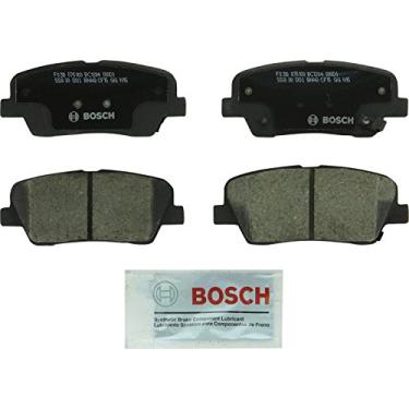 Imagem de BOSCH BC1284 QuietCast Conjunto de pastilhas de freio a disco de cerâmica premium - Compatível com Select Genesis G80; Hyundai Entourage, Equus, Genesis, Genesis Coupe; Kia Borrego, K900, Sedona;