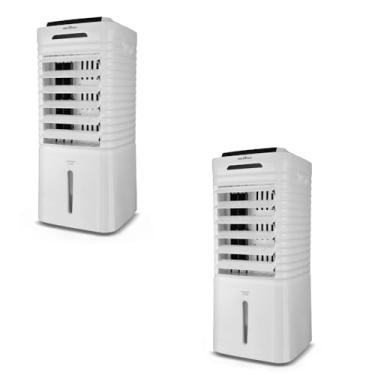 Imagem de Kit 02 Climatizador De Ar Frio Britânia 5 Litros 110V 4 Em 1 Com Controle Remoto