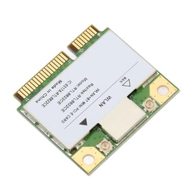 Imagem de RTL8822CE Cartão WiFi, Gigabit 2.4G 5G Band Bluetooth 5.1 placa de rede sem fio para laptops, computadores, máquinas de publicidade com slot de cartão Mini PCIe, suporta 10
