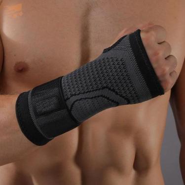 Imagem de Munhequeira Elástica De Pulso Tendinite Ortopedica Compressão Ajuste -