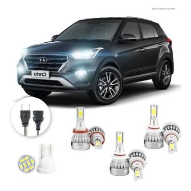Imagem de Lampadas Led Hyundai Creta 2.0 2017 A 2020 H11 Hb3 20000lm - V10, Bran