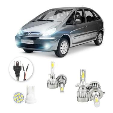 Imagem de Lampadas Led Citroen Xsara Picasso 1996 A 2006 H1 H4 20000lm - V10, Br