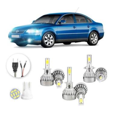 Imagem de Lampadas Led Volkswagen Passat 2001 A 2005 H3 H1 H7 20000lm - V10, Bra
