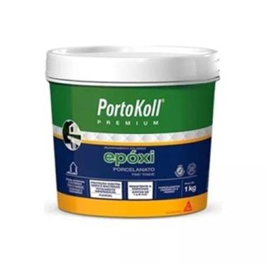Imagem de rejunte epóxi premium porcelanato cinza platina balde 1KG proteção con