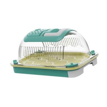 Imagem de Generic Réptil Terrarium Habitat Cage portátil Tortoise Terrarium Reptile Box Reptile Carrier de Terrapin Lizards, S