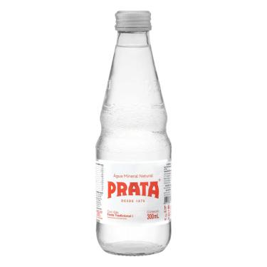 Imagem de Água Mineral Natural Com Gás em Vidro prata 300ml