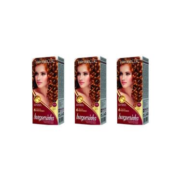 Imagem de Coloraçao Probelle Burguesinha 7.7 Louro Marrom - Kit C/3Un