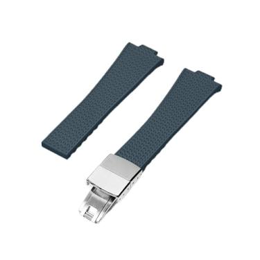 Imagem de Pulseiras de relógio – Pulseira de borracha de liberação rápida para Tissot PRX 35/40 mm Quartzo/Powermatic 80 versões automáticas relógios para homens e mulheres, azul escuro