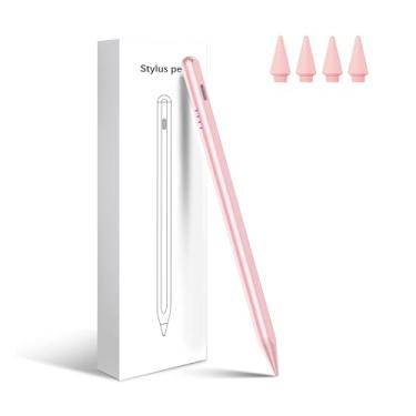 Imagem de Caneta Stylus para iPad 2018-2025, carregamento rápido de 20 minutos para Apple Pencil com inclinação e rejeição da palma, canetas digitais compatíveis com iPad 6th-10th/A16, Pro 27.9 cm/32.8 cm/33.0