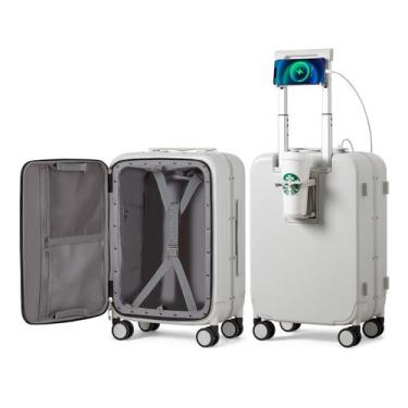 Imagem de Mala de Bordo Carry On Mixi Hard Shell 20 Polegadas - com Porta-Copos 