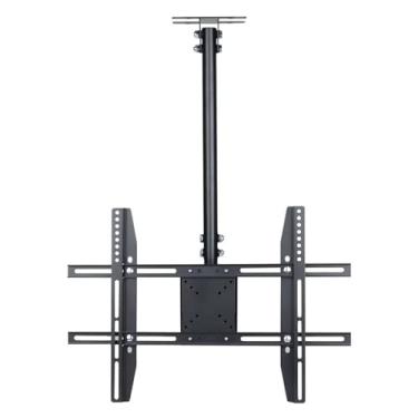 Imagem de Suporte giratório de inclinação ajustável para TV de teto serve para a maioria dos painéis de monitor de plasma LED LCD de 23 a 65 polegadas, capacidade de peso de 30 kg/29,9 kg.