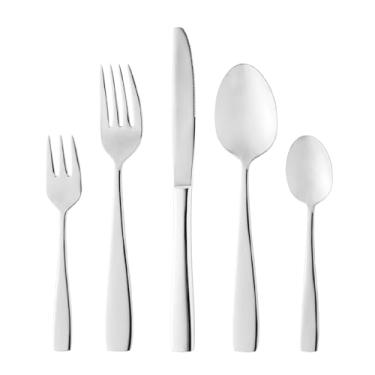 Imagem de WOLFF Faqueiro de Aço Inox Pisa 30 Peças - Mesa Posta - Itens Para Casa - Utensílios de Cozinha - Enxoval - Casamento - Decoração