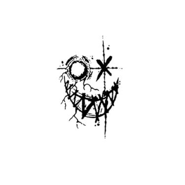 Imagem de Tatuagens de melhores amigos, sorriso de boi, tatuagens de diabo, resistentes à água, duram de 1 a 2 semanas, resiliência, aparência de tatuagem real,13,5 x 10,5 cm