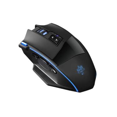 Imagem de Mouse para jogos MOJO silencioso de modo duplo sem fio recarregável - Mouse desempenho de nível de torneio ultrarápido para jogos de PC com DPI ajustável (1000 - 4800), software personalizado, macros e mais