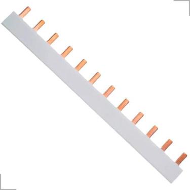 Imagem de Barramento Monofásico 12 Polos Em Cobre 80A 440VAC Steck