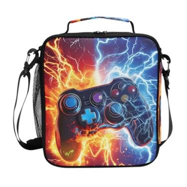 Imagem de ALAZA Controlador de jogo Fire Electric Spark Lancheira térmica lancheira para meninas lancheira térmica bolsa térmica lancheira lancheira bolsa térmica para meninas piquenique escolar