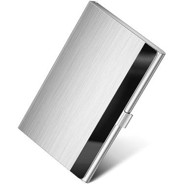 Imagem de MaxGear Carteira de Aço Inoxidável, Porta-cartões de Visita
