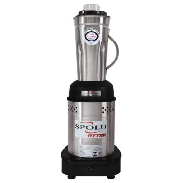 Imagem de Liquidificador Baixa Rotação Attak 2 Litros Inox Bivolt Spl-053