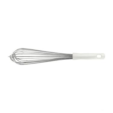 Imagem de Batedor Manual Tramontina Profissional Em Aço Inox Com Cabo Em Polipropileno Branco 40 Cm Tramontina