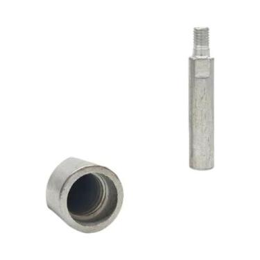 Imagem de Adaptador de Rosca M14 para M10 - Barra de Extensão para Politriz e Li