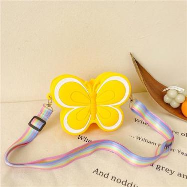 Imagem de Bolsa De Silicone Infantil Criança Borboleta - oem, Amarelo